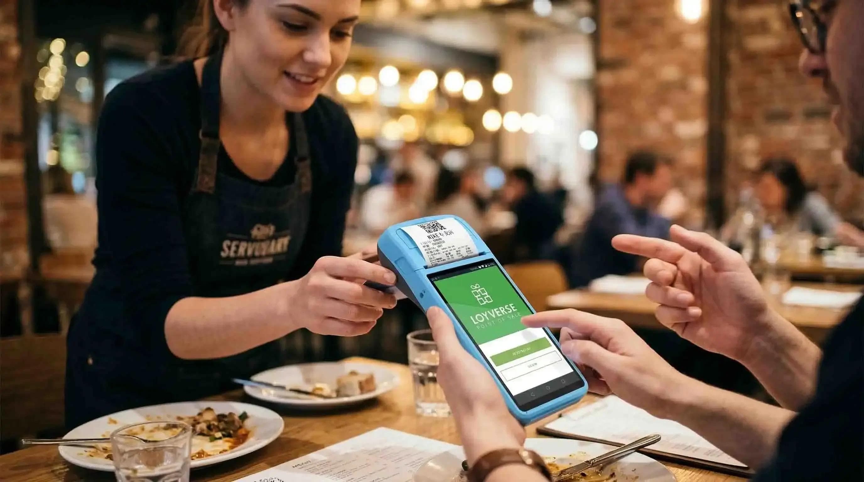 Waiter mobile POS feature